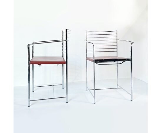 Metal Chairs by Cidue Italy - Chairs 1970 (6 pcs)