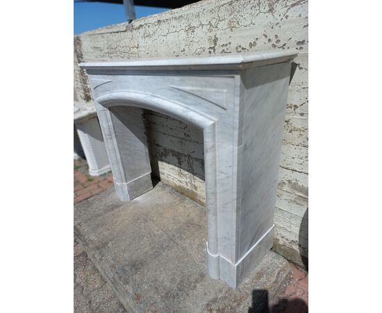 Marble fireplace H 105 - W 128 - D 38.5