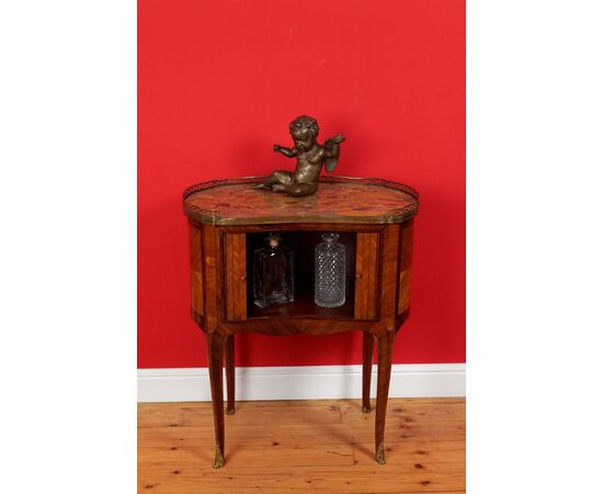 Small Bedside Table (Chevez), Louis XV Style