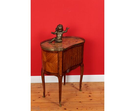 Small Bedside Table (Chevez), Louis XV Style