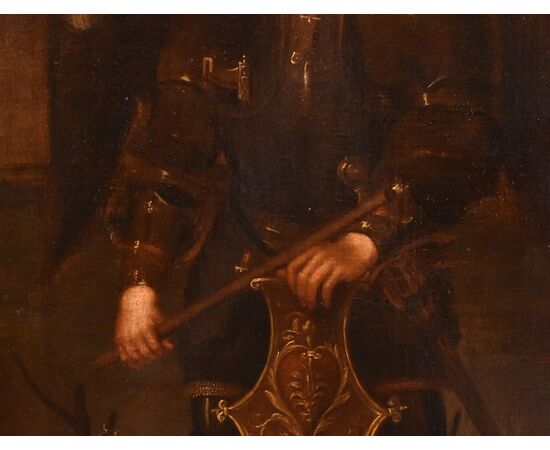 Saint Michael the Archangel, Lombard painter of the 17th century