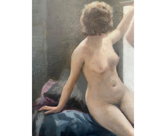 Guglielmo Zocchi, olio su tavola
