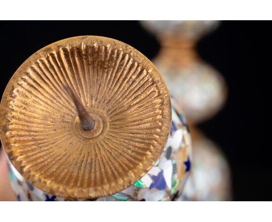 Mother-of-pearl candelabras