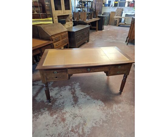 Louis Philippe mahogany desk with writing surface