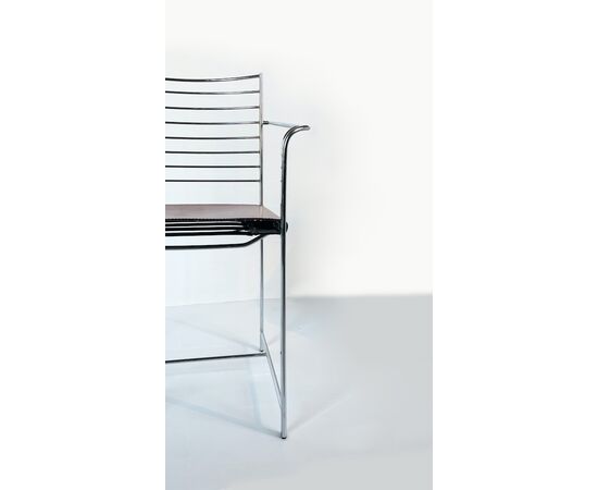 Metal Chairs by Cidue Italy - Chairs 1970 (6 pcs)