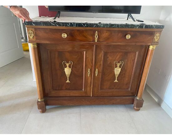 French Empire sideboard with bronzes