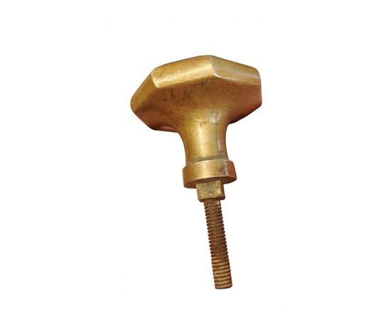 Grande pomolo ottagonale XIX secolo