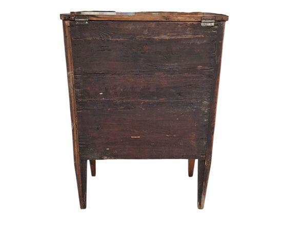INLAID NIGHTSTAND - LOMBARDY - LOUIS XVI