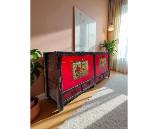 Credenza cinese laccata