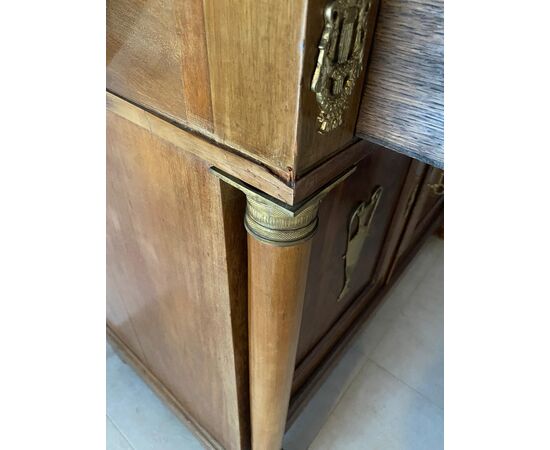 French Empire sideboard with bronzes