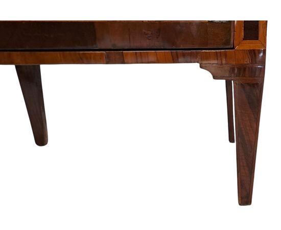 INLAID NIGHTSTAND - LOMBARDY - LOUIS XVI