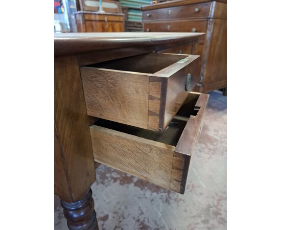 Louis Philippe mahogany desk with writing surface