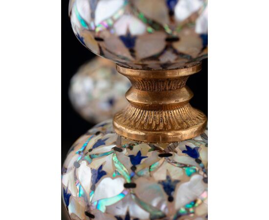 Mother-of-pearl candelabras
