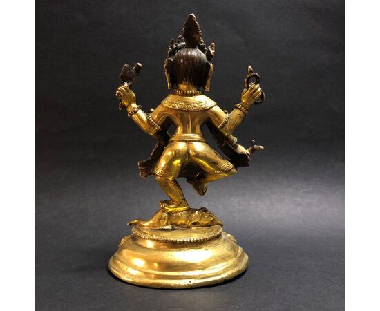 GANESH NEPALESE BRONZO DORATO