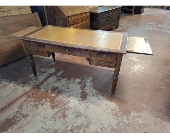 Louis Philippe mahogany desk with writing surface