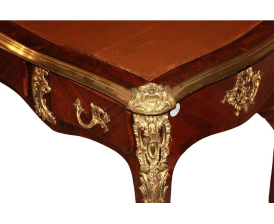 Beautiful Louis XV style diplomatic desk from 19th century France