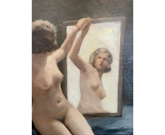 Guglielmo Zocchi, olio su tavola