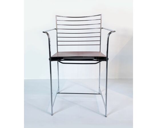 Metal Chairs by Cidue Italy - Chairs 1970 (6 pcs)