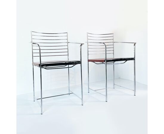 Metal Chairs by Cidue Italy - Chairs 1970 (6 pcs)