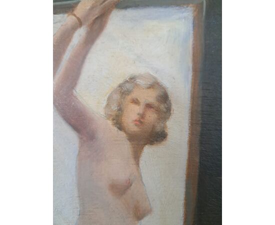 Guglielmo Zocchi, olio su tavola