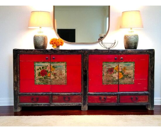 Credenza cinese laccata