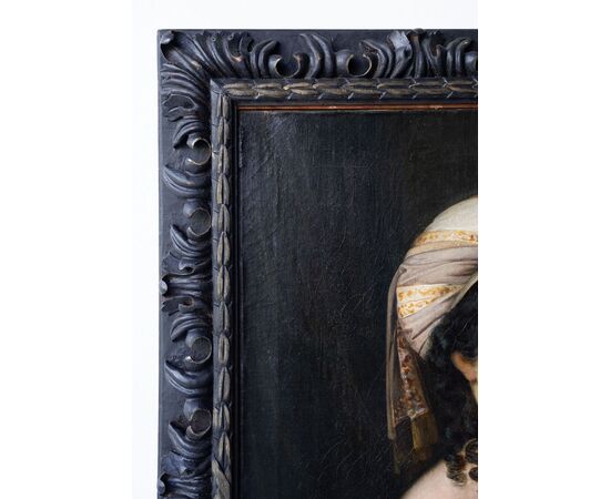 Portrait of a lady in oriental dress, Natale Schiavoni