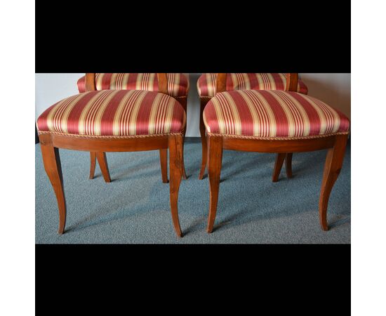Six 19th century chairs from Lucca