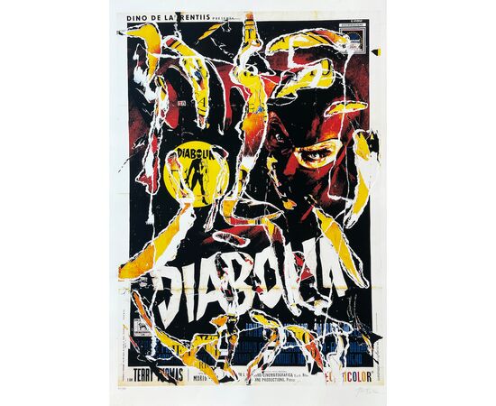 Diabolik - Mimmo Rotella (1918-2006)