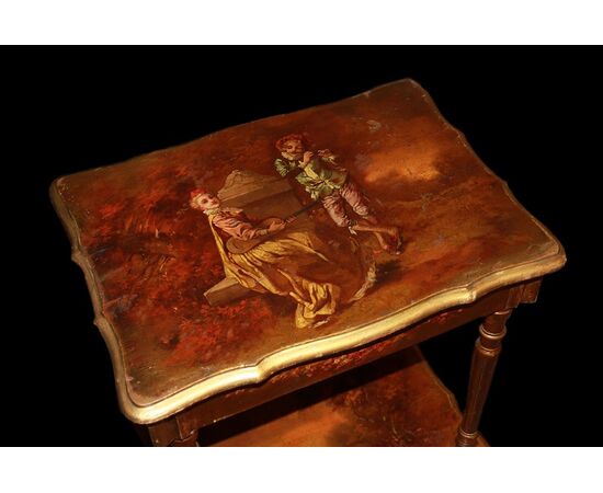 French Vernis Martin style dressing table from the second half of the 1800s