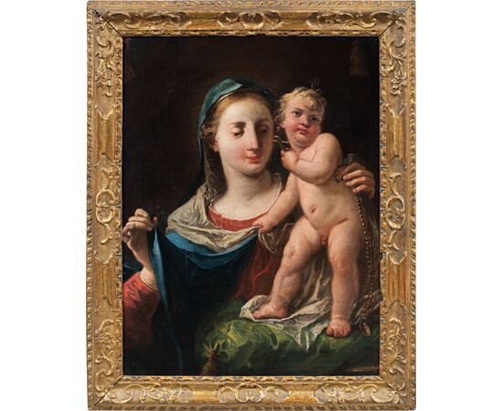 Gaspare Diziani (Belluno 1689 – Venezia 1767) - Madonna col Bambino.