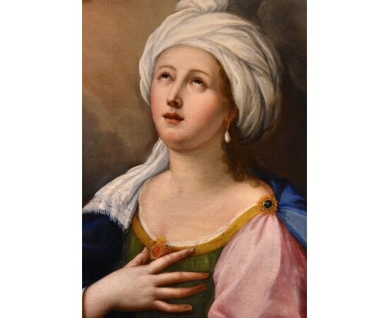 Saint Cecilia and two cherubs, Lucas de la Haye, known as Luca Fiammingo (Nivelles, 1612–Rome, 1682)