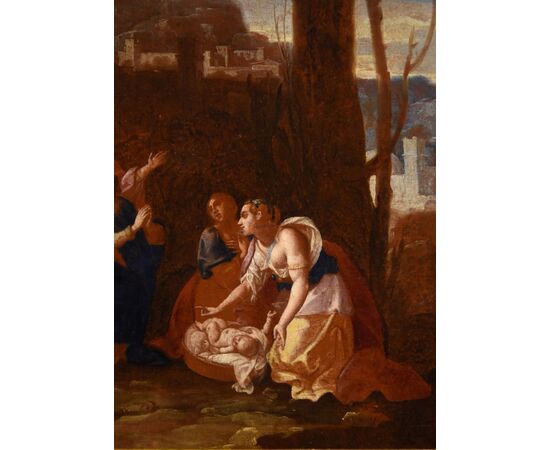 Moses Saved from the Waters, Workshop of Nicolas Poussin (Les Andelys 1594 - Rome 1665)