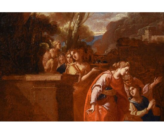 Moses Saved from the Waters, Workshop of Nicolas Poussin (Les Andelys 1594 - Rome 1665)