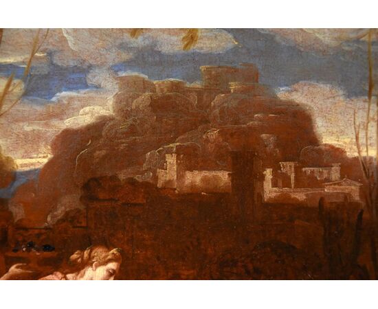 Moses Saved from the Waters, Workshop of Nicolas Poussin (Les Andelys 1594 - Rome 1665)