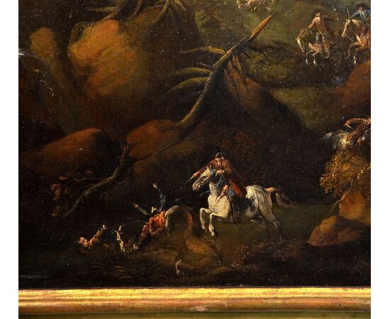 Coastal landscape, attributed to Pandolfo Reschi called Monsù Pandolfo (Gdansk 1643 - Florence 1699)