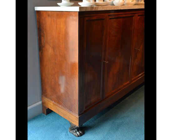 Ligurian sideboard with marble top