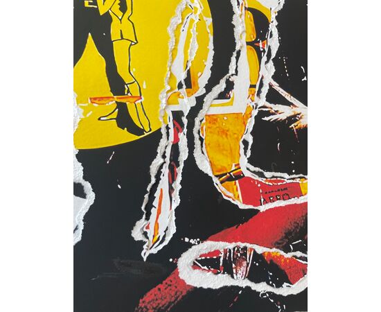 Diabolik - Mimmo Rotella (1918-2006)