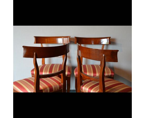 Six 19th century chairs from Lucca