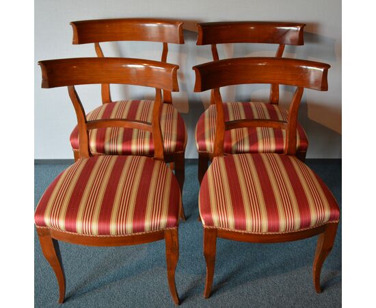 Six 19th century chairs from Lucca