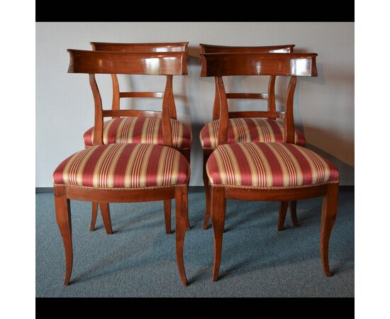 Six 19th century chairs from Lucca