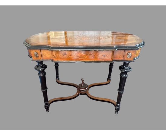Inlaid coffee table