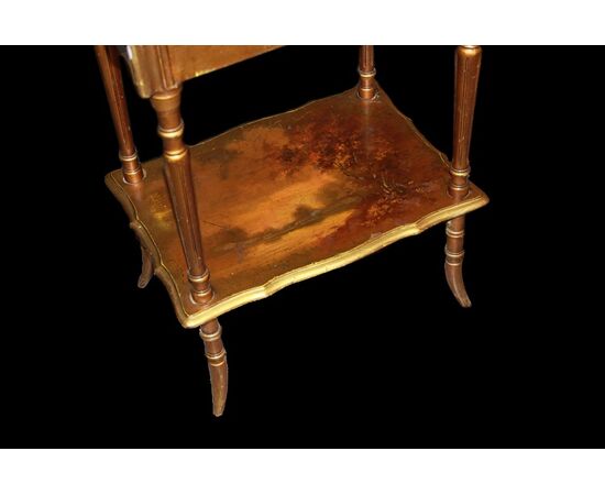 French Vernis Martin style dressing table from the second half of the 1800s