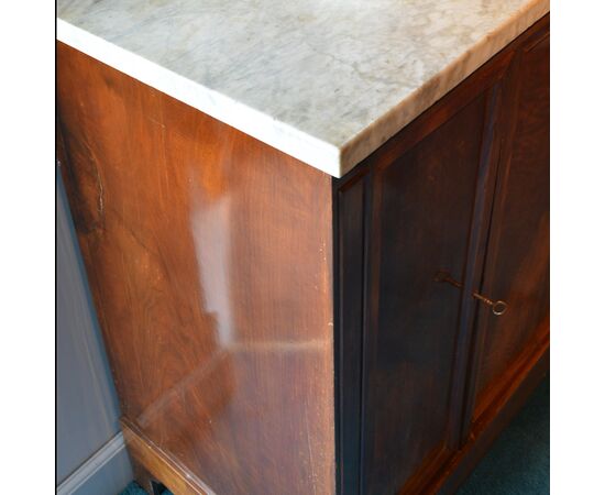 Ligurian sideboard with marble top