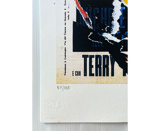 Diabolik - Mimmo Rotella (1918-2006)