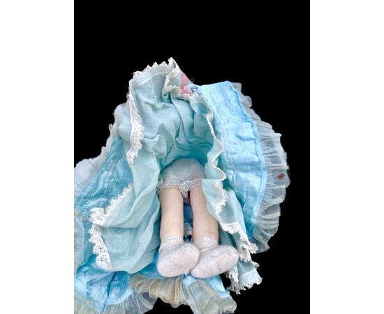 Cloth doll 'Lenci fabric'. Lenci manufacture, Turin.