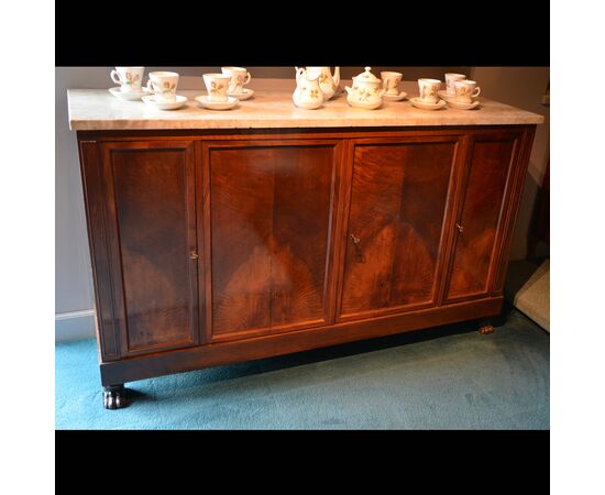 Ligurian sideboard with marble top