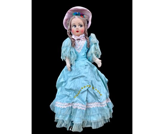 Cloth doll 'Lenci fabric'. Lenci manufacture, Turin.