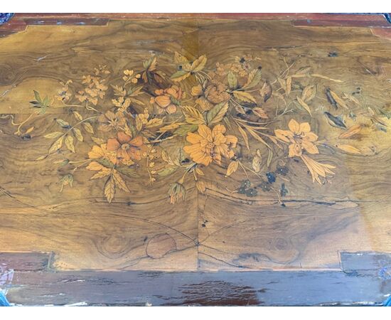 Inlaid coffee table
