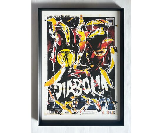Diabolik - Mimmo Rotella (1918-2006)