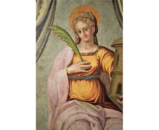 "Santa Barbara" grande tavola di fine '400